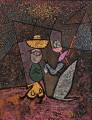 The Travelling Circus Paul Klee with texture